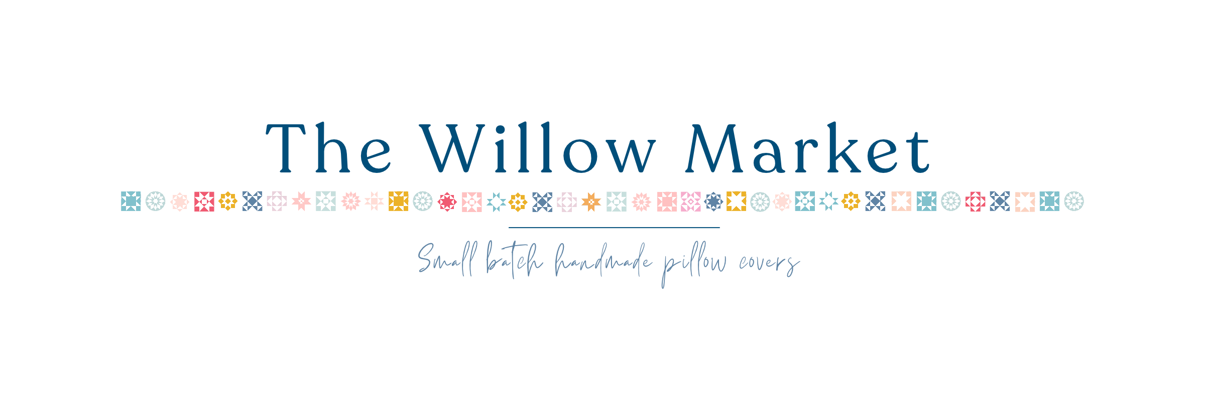 The Willow Market - Small batch handmade pillow covers